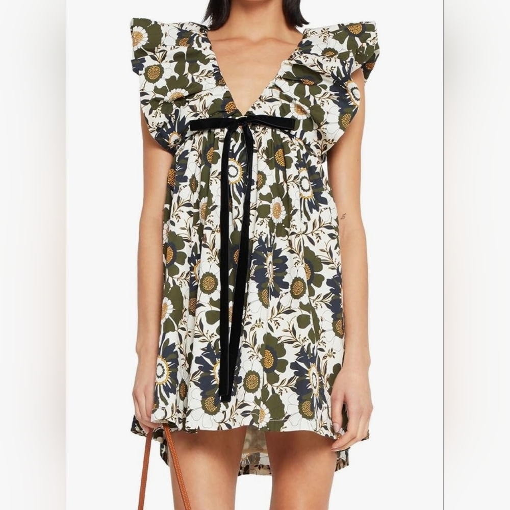 NWOT Darling Boho Babydoll Floral Mini Dress. Size Small.
